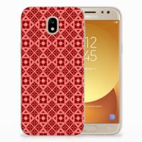 Samsung Galaxy J5 2017 | TPU bumper | Batik Rood