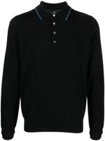 PS Paul Smith polo en mérinos à logo brodé - Noir