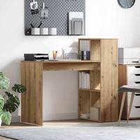 Bureau met plank Artisan Eiken 108 x 55 x 103.5 cm Bewerkt hout
