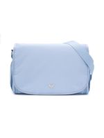 Emporio Armani Kids sac à langer à plaque tête de mort - Bleu