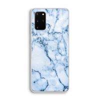 Blauw marmer: Samsung Galaxy S20 Plus Transparant Hoesje