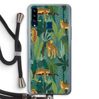 Luipaard 2: Samsung Galaxy A20s Transparant Hoesje met koord