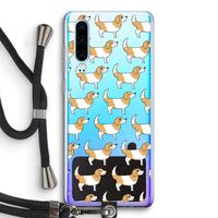 Doggy: Huawei P30 Transparant Hoesje met koord