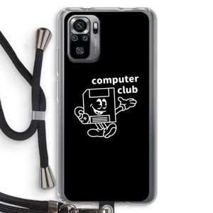 Floppyhead: Xiaomi Redmi Note 10S Transparant Hoesje met koord