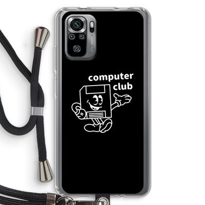 Floppyhead: Xiaomi Redmi Note 10S Transparant Hoesje met koord