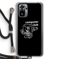 Floppyhead: Xiaomi Redmi Note 10S Transparant Hoesje met koord Floppyhead: Xiaomi Redmi Note 10S Transparant Hoesje met koord