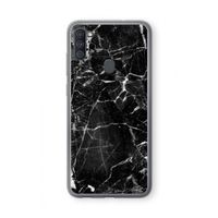 Zwart Marmer 2: Samsung Galaxy A11 Transparant Hoesje
