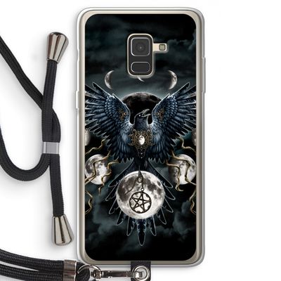 Sinister Wings: Samsung Galaxy A8 (2018) Transparant Hoesje met koord