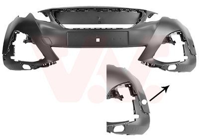 Voorbumper In Primer 4084575