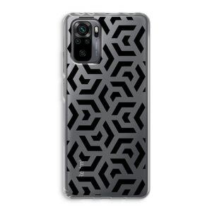 Crazy pattern: Xiaomi Redmi Note 10 Pro Transparant Hoesje