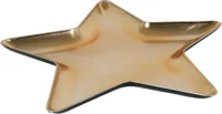 Countryfield schaal kunststof leoni 31x31x2cm goud Countryfield schaal kunststof leoni 31x31x2cm goud