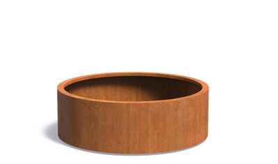 Cortenstaal plantenbak CIRCUM 120x40cm.