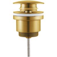 Clickwaste Afvoerplug Messing - Geborsteld Goud PVD Coating