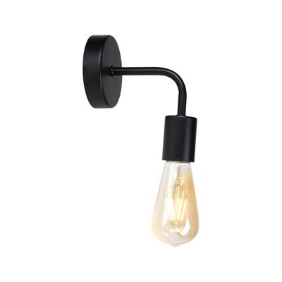 Ostaria Wandlamp - zwart - metaal - industrieel - E27 - binnen / woonkamer Ostaria Wandlamp - zwart - metaal - industrieel - E27 - binnen / woonkamer