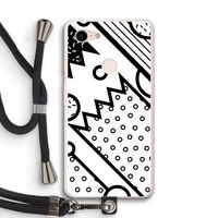 Pop Art #4: Pixel 3 XL Transparant Hoesje met koord Pop Art #4: Pixel 3 XL Transparant Hoesje met koord