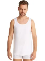 2-Pack Basics Heren singlet - 32324 - Biologisch katoenen heren onderhemd / hemd heren - XL - Wit - XL - XL - XL - XL - XL - XL - XL