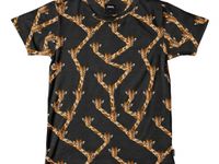 Snurk - T-shirt 'Giraffe Black' - Unisex - XL - thumbnail