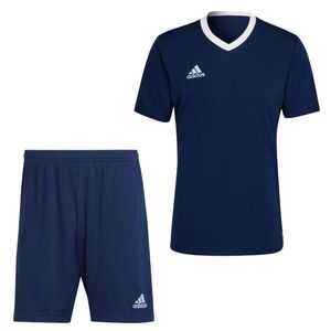 adidas Entrada 22 Trainingsset Donkerblauw Wit