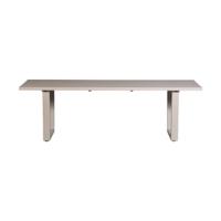 Woood Bear tuintafel 240x87 cm aluminium Zand