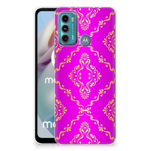 Siliconen Hoesje Motorola Moto G60 Barok Roze