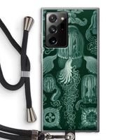 Haeckel Cubomedusae: Samsung Galaxy Note 20 Ultra / Note 20 Ultra 5G Transparant Hoesje met koord