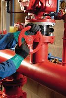 Ansell Chemicaliënhandschoen | maat 10 flesgroen/antracietgrijs | EN 388, EN 374, EN 1149 | PSA-categorie III | 12 paar - 58-270-10 58-270-10