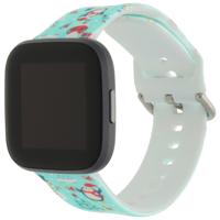 Fitbit Versa Print Sport Band - Kerst Groen Fitbit Versa Print Sport Band - Kerst Groen
