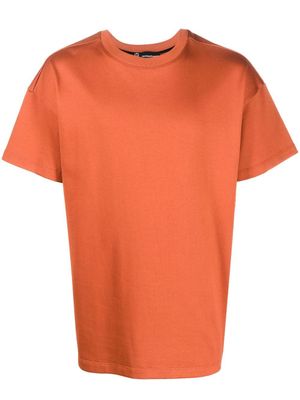 STYLAND t-shirt en coton biologique à col rond - Marron
