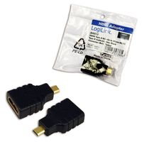 LogiLink AH0010 kabeladapter/verloopstukje HDMI to HDMI micro - thumbnail