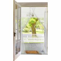 Luance Insecten deur hor - wit - 75 x 220 cm (2 stuks)