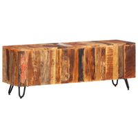 vidaXL Tv-meubel 110x30x40 cm massief gerecycled hout - thumbnail