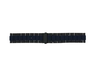 Horlogeband Fossil JR1494 Staal/Silicoon Multicolor 24mm