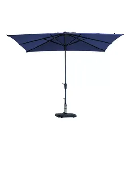 Parasol Syros Luxe Vierkant 280x280cm - Saffier Blauw