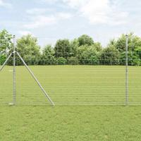 Weidehekwerk Zilver 50 x 1.5 m Gegalvaniseerd staal