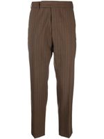 PT Torino Broek met krijtstreep - Bruin - thumbnail