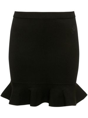 JW Anderson minijupe à volants - Noir