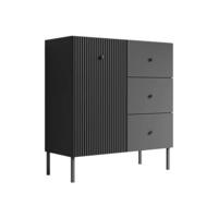 Meubella Dressoir Vermont - Antraciet - 90 cm