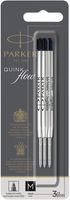 Parker Quinkflow vulling voor balpen, medium, zwart, blister met 3 stuks Parker Quinkflow vulling voor balpen, medium, zwart, blister met 3 stuks