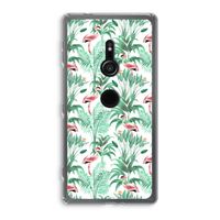 Flamingo bladeren: Sony Xperia XZ2 Transparant Hoesje
