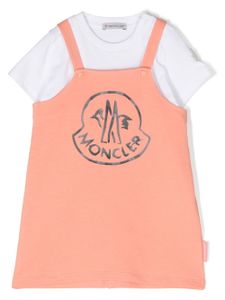 Moncler Enfant robe à boutons pression - Orange