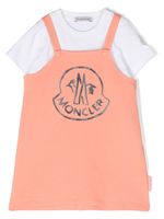 Moncler Enfant robe à boutons pression - Orange - thumbnail