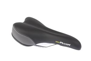 Velo zadel plush sport vl-3011 zwart grijs