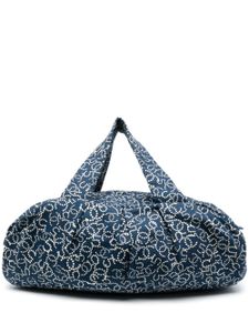 CHANEL Pre-Owned sac fourre-tout à motif GG - Bleu