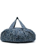 CHANEL Pre-Owned sac fourre-tout à motif GG - Bleu - thumbnail