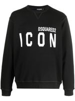 DSQUARED2 sweat Icon à col rond - Noir - thumbnail