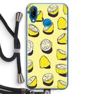 When Life Gives You Lemons...: Huawei P20 Lite Transparant Hoesje met koord