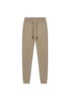 Malelions Junior Striped Signature Sweatpants Olijf Groen-164 maat 164