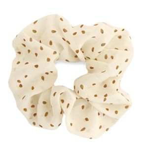 scrunchie Stippen Off white