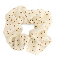 scrunchie Stippen Off white