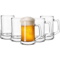 Glasmark Bierglazen - Bierpullen - transparant glas - 6x stuks - 500 ml - Oktoberfest   -